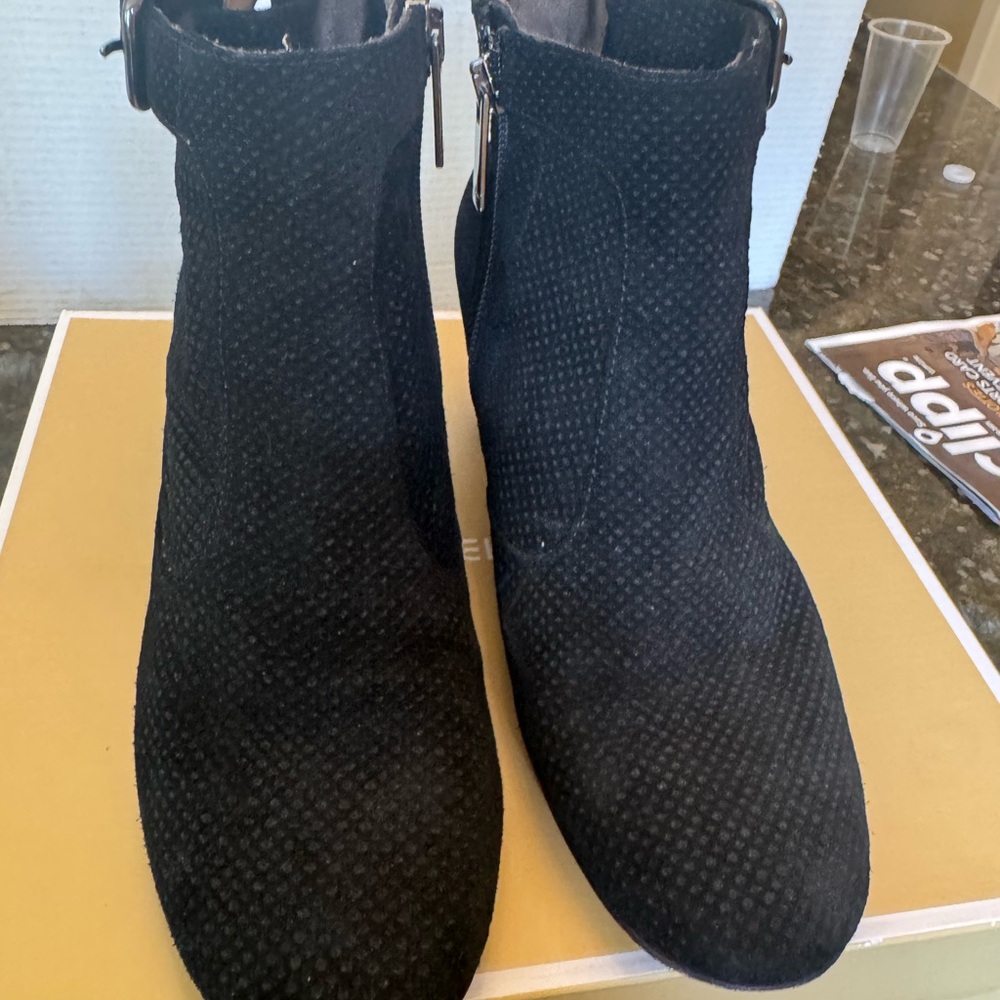 Aquatalia Vero Cuoio Perforated Suede leather